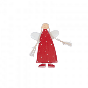 7. Angel Green Xmas Orament Medium