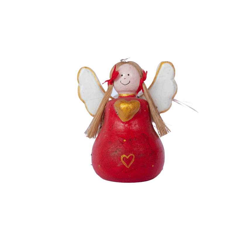 122. Wooden Fairy Red
