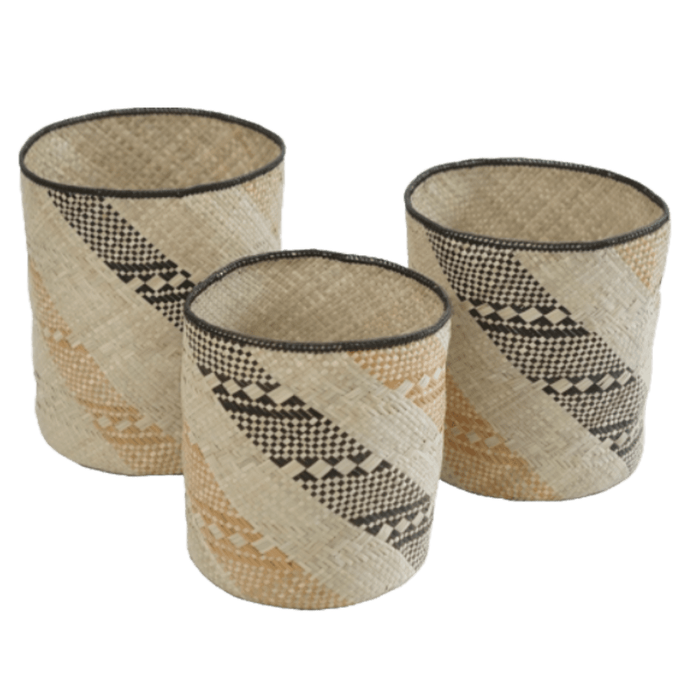 2021902 - set of 3 round basket