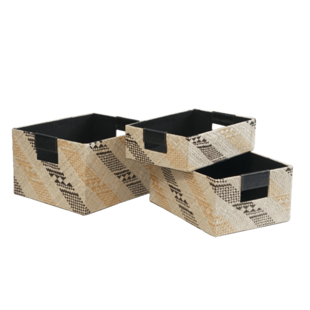 2021906 - set of 3 rect basket