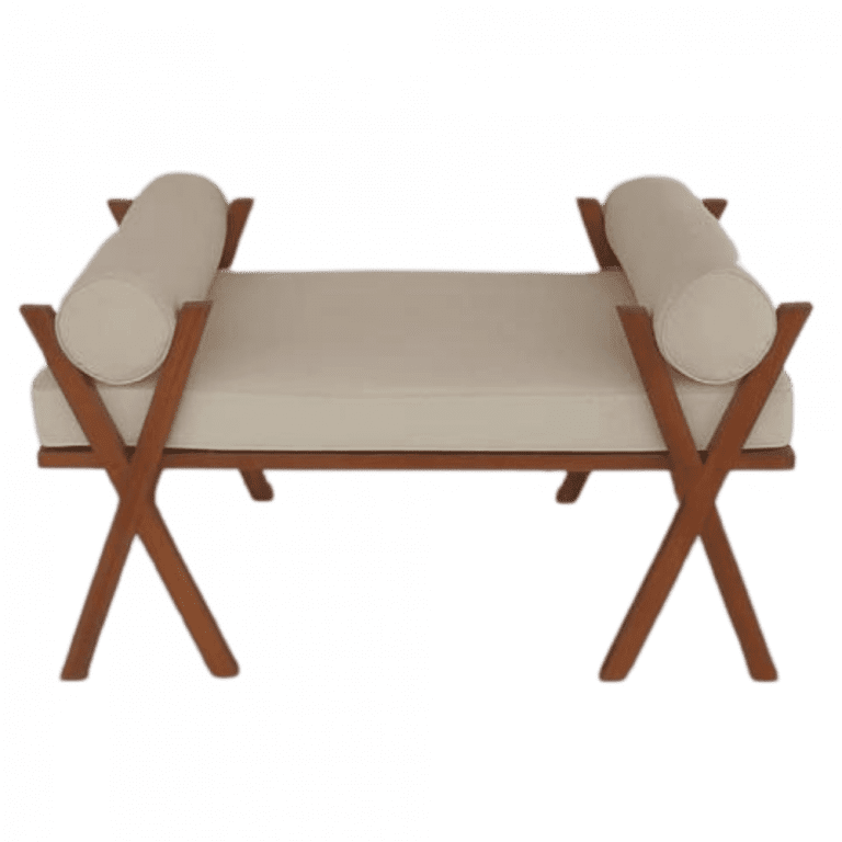 Teak Wood Sofa With Cushion L'atelier A Bali