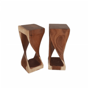 Teak Wood Twist Stool