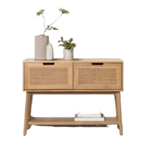 rattan console