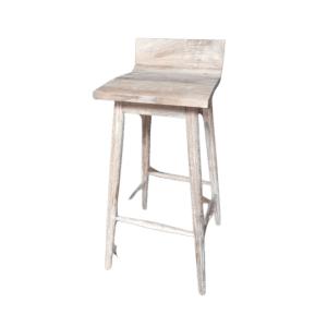 wooden bar stool