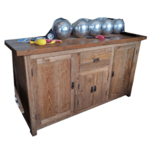 wooden buffet 4 doors and 1 drawer