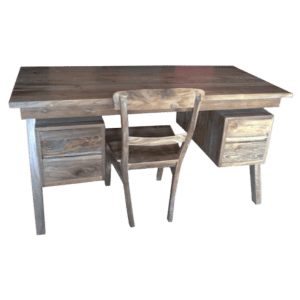 wooden computer table