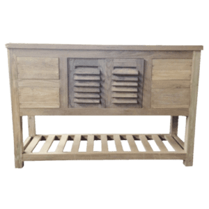 wooden contemporary console