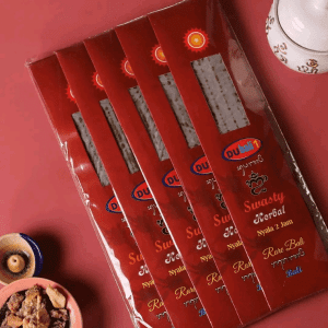 6. swasty merah incense stick