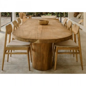 wooden teak table bali
