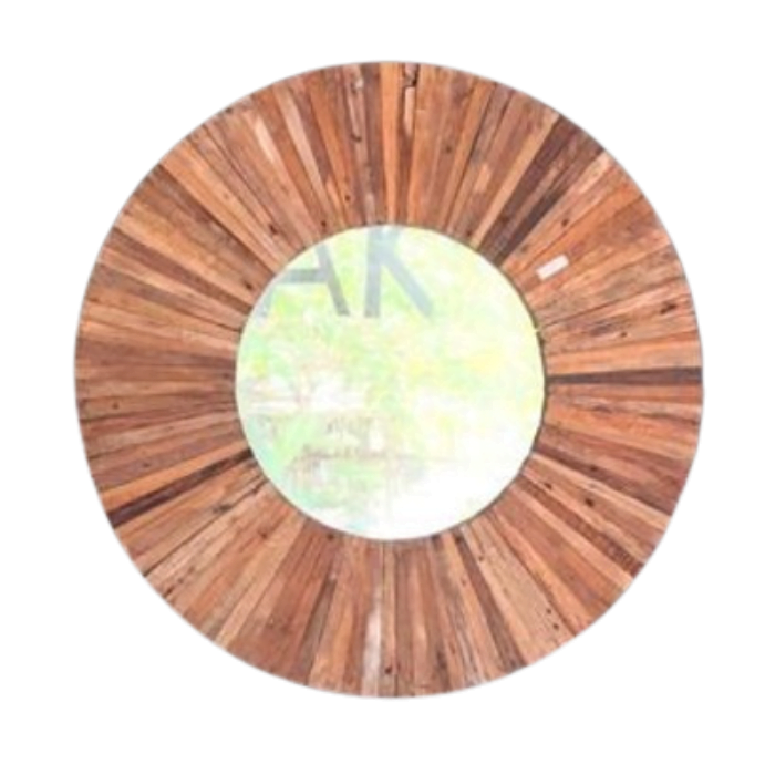 wooden mirror bali
