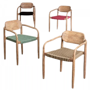 synthetic rattan dining chair
