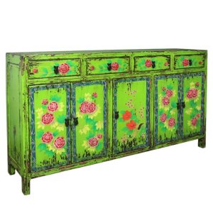 26. BUFFET 4 DRW 5 DOOR W MOTIF - L'atelier a Bali