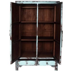 67.1. WOODEN TINGKOK HIGH CABINET - L'atelier a Bali