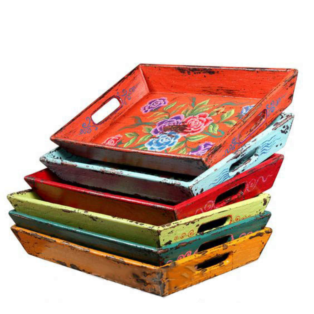 CLASIC EAST TRAY W/ MOTIF