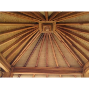 Teak Wood Gazebo with Bali Style 36 - Image 2