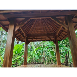 Teak Wood Gazebo with Bali Style 58 - Image 3