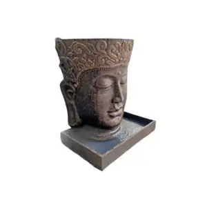 Buddha face half round 150 cm water fountain