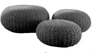 Natural pouf