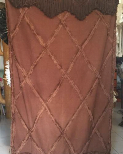 Jeté marron foncé